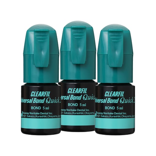 Kuraray 4044KA Clearfil Universal Dental Bond Quick 2 Value Pack 3/Pk 5 mL Bottles Kuraray 4044KA Clearfil Universal Dental Bond Quick 2 Value Pack 3/Pk 5 mL Bottles